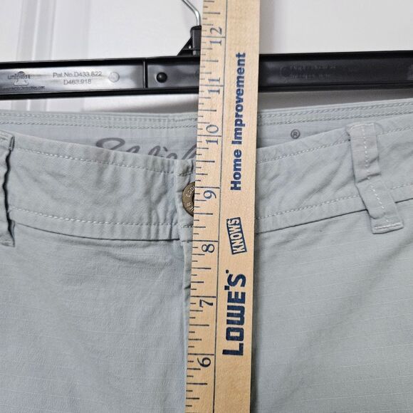Eddie Bauer Cargo Pants Women’s Size 6 (32x23) Pale Green Cropped Drawstring Leg - Picture 8 of 12